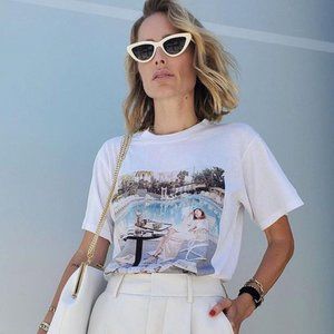 Anine Bing Lili Faye Dunaway Tee